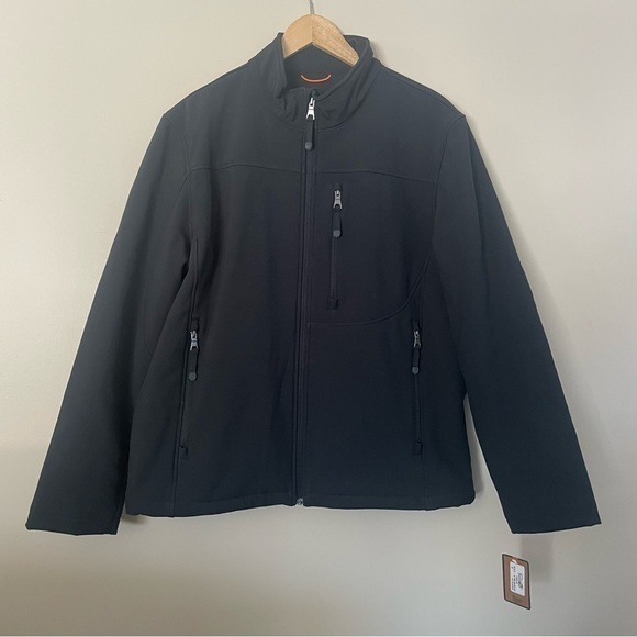 G H BASS & CO Other - G.‎ H. BASS & CO Men's XL Softshell Jacket Black NWT New Weather Resistant #274